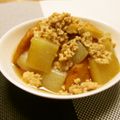 caramel-cookie's cooksnap of when they made 大根の煮物～鶏そぼろあんかけ～.