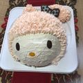 yoshiko718's cooksnap of when they made マイメロケーキ.