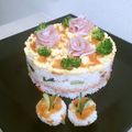 さくらちょことまと's cooksnap of when they made ケーキみたいなちらし寿司.