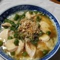 クックH5R89R☆'s cooksnap of when they made 幼児食　鶏むね肉で★あんかけうどん.