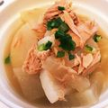 たのしいちくわ's cooksnap of when they made お袋の味☆絶品大根とシーチキンの煮物☆.