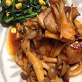 peco26's cooksnap of when they made きのこたっぷり！ビッグな煮込みハンバーグ.