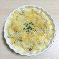 _haako's cooksnap of when they made 簡単！じゃがいもとアンチョビのグラタン♪.