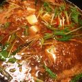 ニャロメ（ΦωΦ）'s cooksnap of when they made 塩麹でマーボー豆腐鍋.