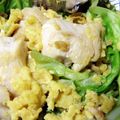 めけてー's cooksnap of when they made キャベツと鶏肉の卵炒め.