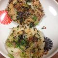 稲葉しずく's cooksnap of when they made 簡単！余ったお餅でねぎじゃこゴマ餅.