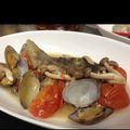 いちごぅ's cooksnap of when they made 簡単すぎるアクアパッツァ きのこ入り.