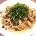 ＲＫくんママ's cooksnap of when they made ♡レンジで簡単・鶏きのこバター醤油♡.