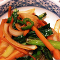 たいmai's cooksnap of when they made ピーマン＊人参＊玉ねぎの和風炒め☆.