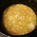 藍餽。's cooksnap of when they made 白菜と人参の卵とじスープ.