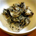 myrose's cooksnap of when they made 常備菜☆里芋の黒ゴマみそ和え.