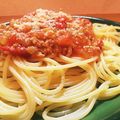 ぷみこむ's cooksnap of when they made ケチャップでミートソースパスタ＊.