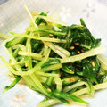 クック0U6B67☆'s cooksnap of when they made 水菜の胡麻和え.