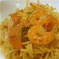 ちゃいﾁｬﾝ's cooksnap of when they made 激ウマ！ ランチに 海老の 塩焼きそば！.