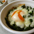まじゅじゅ's cooksnap of when they made ほうれん草の巣ごもり卵.