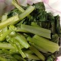コズミ's cooksnap of when they made ♣ 驚異の！小松菜オイル蒸し ♣.