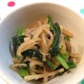 いわたまＫ's cooksnap of when they made ゴマ油入り♪大根と小松菜のナムル風和え物.