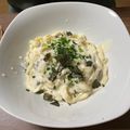 milknya's cooksnap of when they made わさびクリームパスタ.