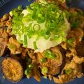 クックU3V1J5☆'s cooksnap of when they made なすと豚肉のマヨポン炒めさっぱりおろし♪.