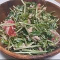 fu♪♪'s cooksnap of when they made 豆苗をツナトマトで♪.