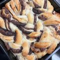 chika，'s cooksnap of when they made 三つ編みあん食パン（HB生地スクエア型）.