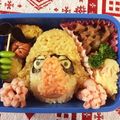 natsukonb's cooksnap of when they made キャラ弁　妖怪ウォッチ　認MEN.