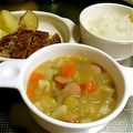terakooo's cooksnap of when they made 根菜コロコロ♪あったかカレースープ♪.