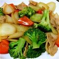スイカが好物's cooksnap of when they made パプリカと豚肉のカラフル中華炒め.