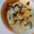 kakured's cooksnap of when they made 豆乳スープスパ♡残り味噌汁でアレンジ可！.
