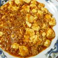 horseland's cooksnap of when they made 中華の定番♪をレンジで作る『麻婆豆腐』.