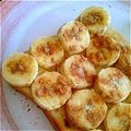 Shaohoo's cooksnap of when they made バナナトースト-cinnamon-.