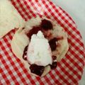 meguchunpa's cooksnap of when they made ブルーベリー＆クリチのトースト.