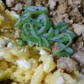 m0cha's cooksnap of when they made 二色丼.