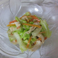 クック小町's cooksnap of when they made 手作りの風味☆白菜と鶏の胡麻マヨあえ.
