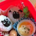 ☆ayumikan☆'s cooksnap of when they made ひつじのショーン弁当…♩.