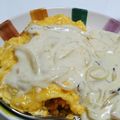 safi09's cooksnap of when they made オムライス♡ホワイトソースがけ.