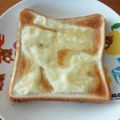 ちゃる♡'s cooksnap of when they made メープルチーズトースト.