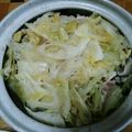 monotone18's cooksnap of when they made 生姜たっぷり♡豚肉＆白菜のミルフィーユ鍋.