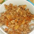 ちゃことゆうな's cooksnap of when they made さばのそぼろ丼☆温玉載せ.