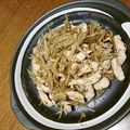 mokun's cooksnap of when they made 酒の肴に 鶏とごぼうの炒めもん.