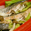 ton♪'s cooksnap of when they made 鮭と野菜のレンジ蒸し.