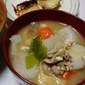 あおたんたん＊'s cooksnap of when they made 季節の野菜たっぷり豚汁♡(里芋入り).