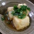 ゆ～ほ～♪'s cooksnap of when they made フライパンで！少しの油で！揚げ出し豆腐.