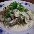きょそ's cooksnap of when they made 鮭となすのチーズたっぷりパスタ.