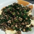 ひつじ333's cooksnap of when they made 豆腐の小松菜とひき肉あんかけ.
