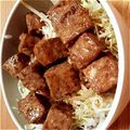 ブルーメール's cooksnap of when they made 簡単！サイコロステーキ丼♪.