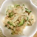 浩次ｗ's cooksnap of when they made 大根ときゅうりのツナごまマヨサラダ.