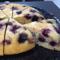 ゆう＊ママ's cooksnap of when they made 炊飯器 de cafe風ブルーベリーとバナナのケーキ.