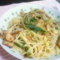sweetpizzicato's cooksnap of when they made 鶏肉とねぎのペペロンチーノ♪.