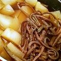 クック2I6EQE☆'s cooksnap of when they made 大根とぜんまい煮.